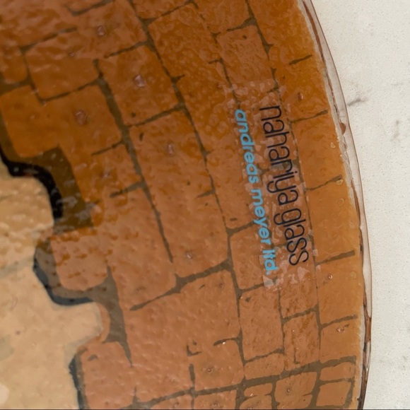 Nahariya Glass Art Jerusalem Old Town Plate - Picture 8 of 12